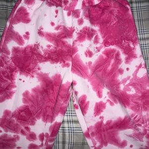 Comfrt Ladies Minimalist sweatpants Limited Edition Strawberry Swirl size Large